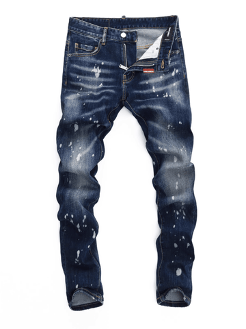 Dark Blue Ripped Jeans