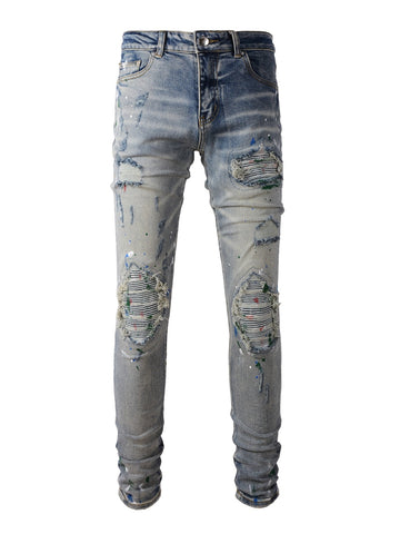 Denim Paint Jeans