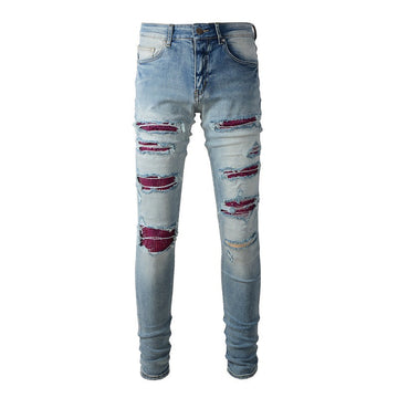 Crystal Patch Denim Jeans