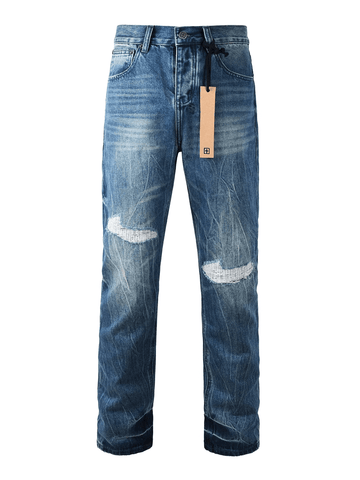 Blue Patch Jeans