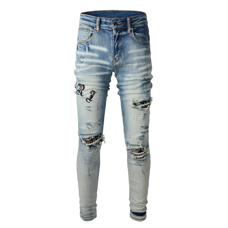 Denim Black Writing Jeans