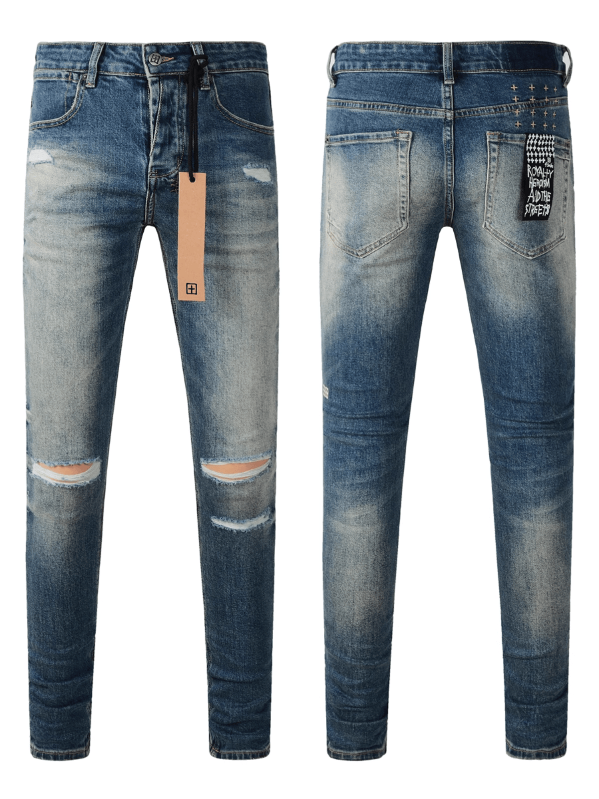Dark Ripped Jeans
