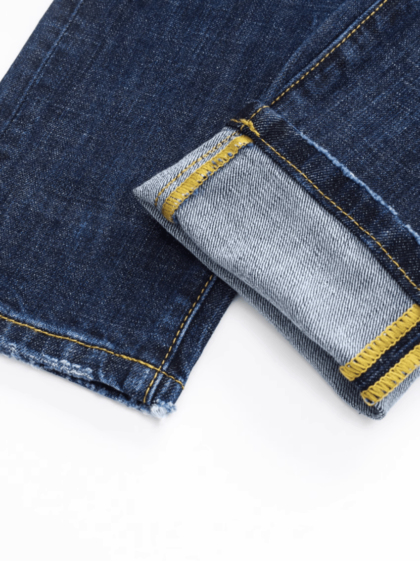 Dark Blue Washed Classic Jeans