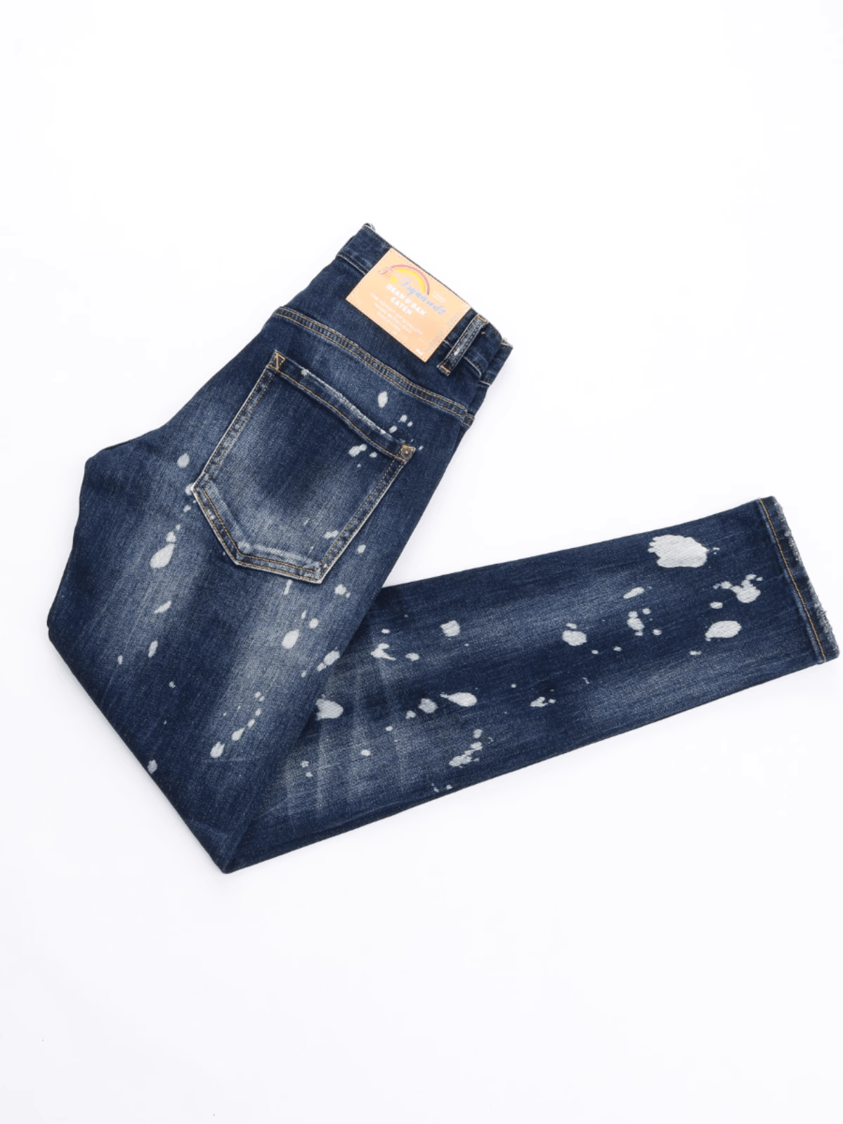 Dark Blue Ripped Jeans