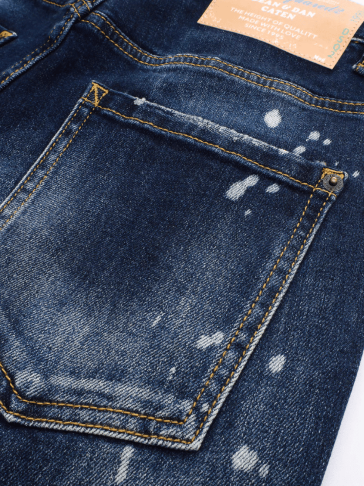 Dark Blue Ripped Jeans