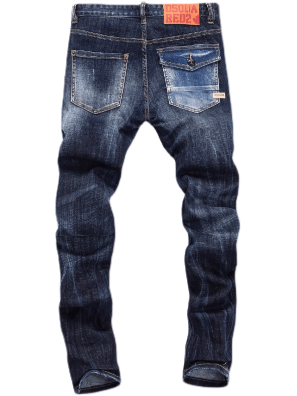 Dark Denim Ripped Jeans