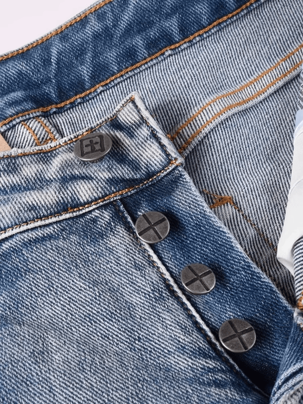 Light Blue Ripped Classic Jeans