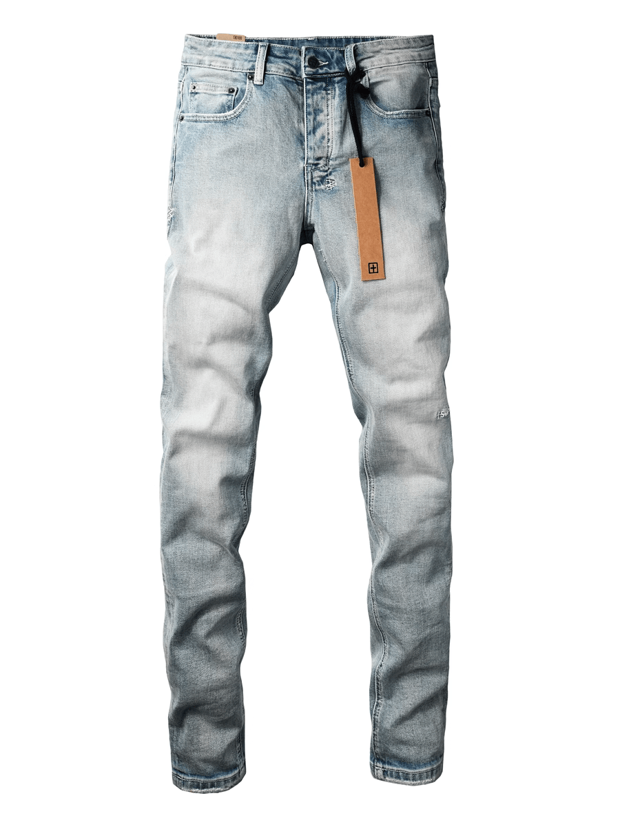 Blue White Classic Jeans