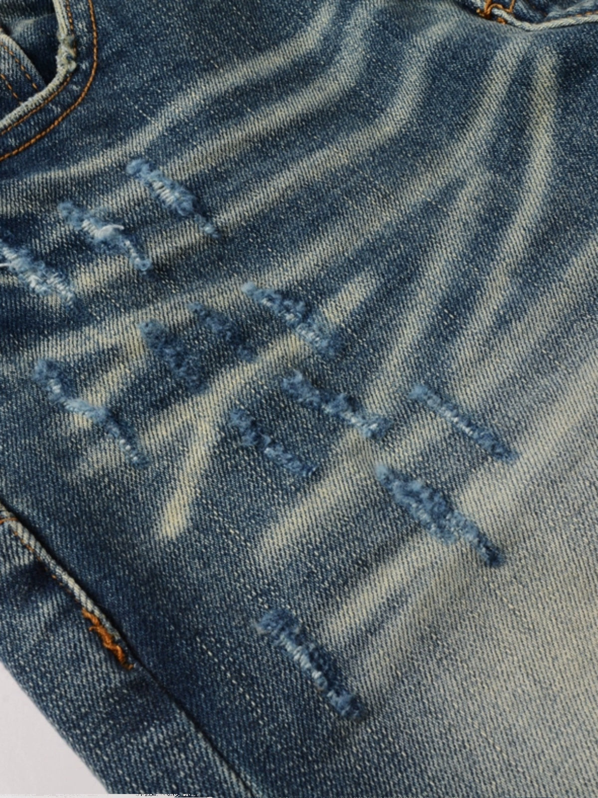 Washed Denim Classic Jeans