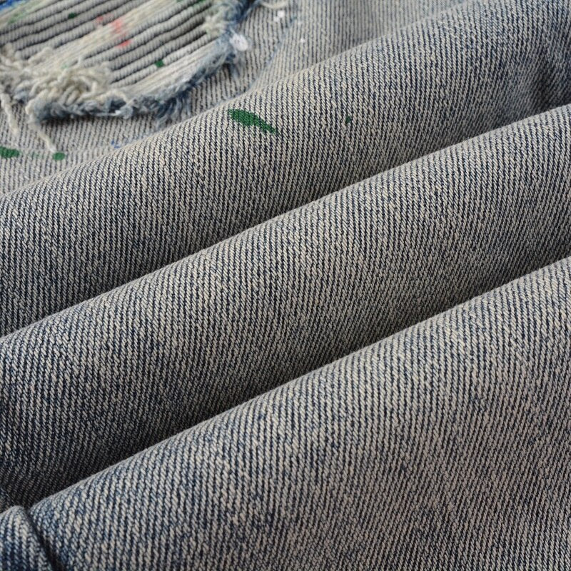 Washed Paint Jeans