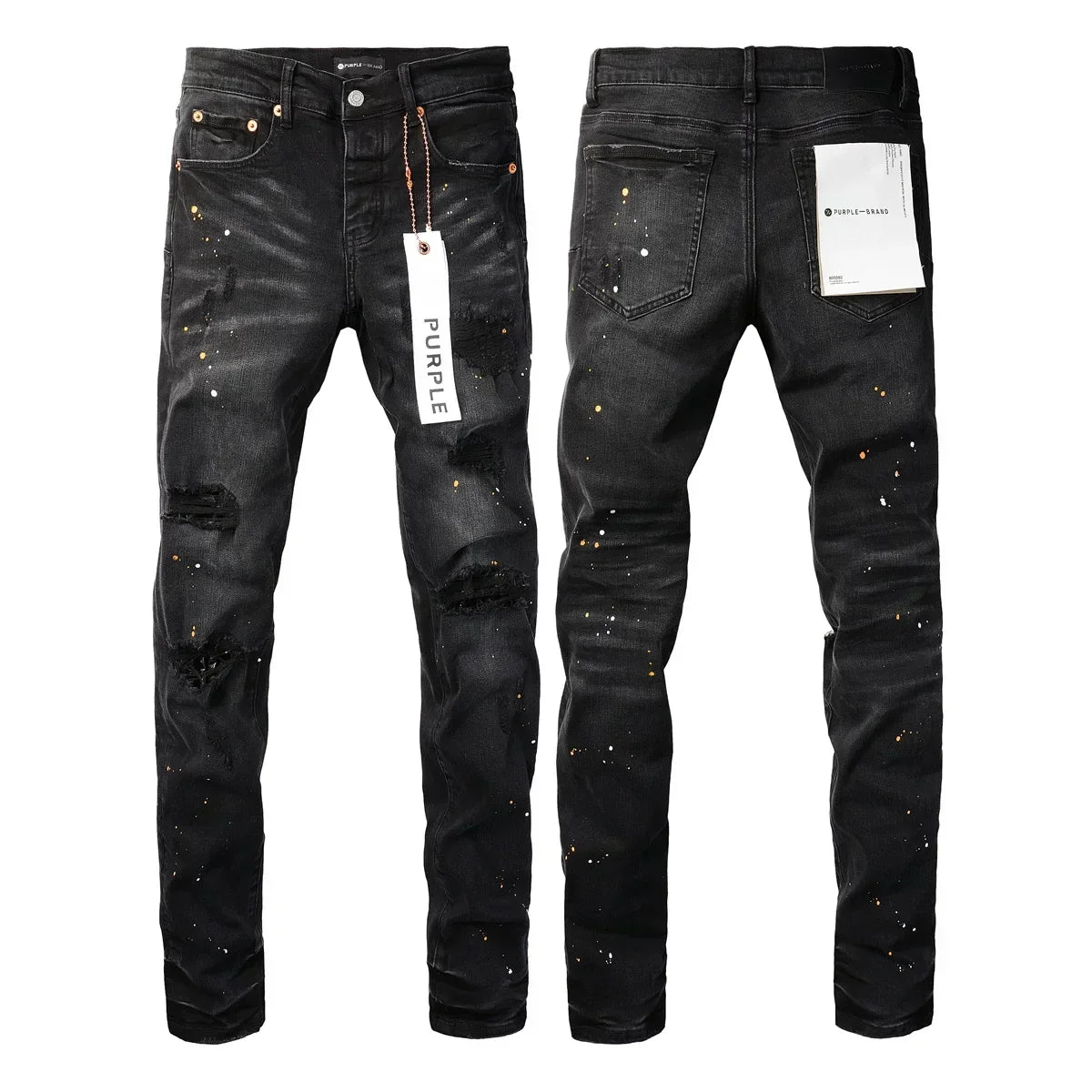 High Street Paint Hole Fashion Jeans