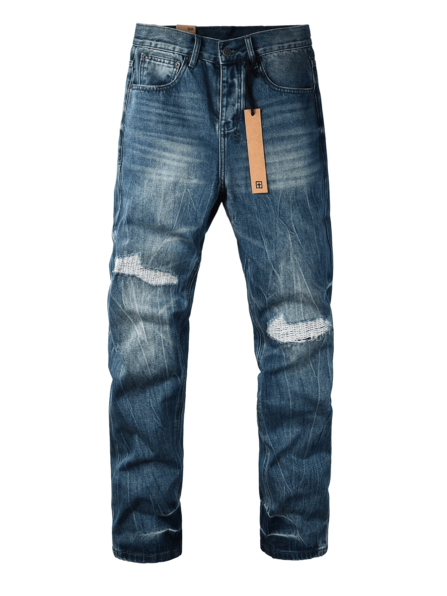 Blue Patch Jeans