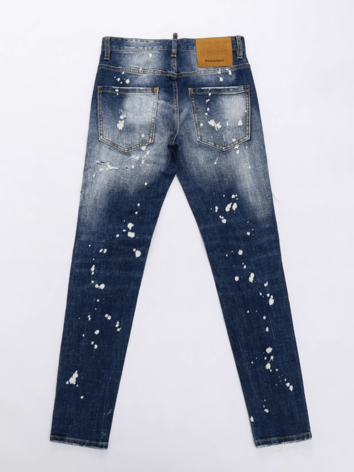 Dark Blue Patch Jeans