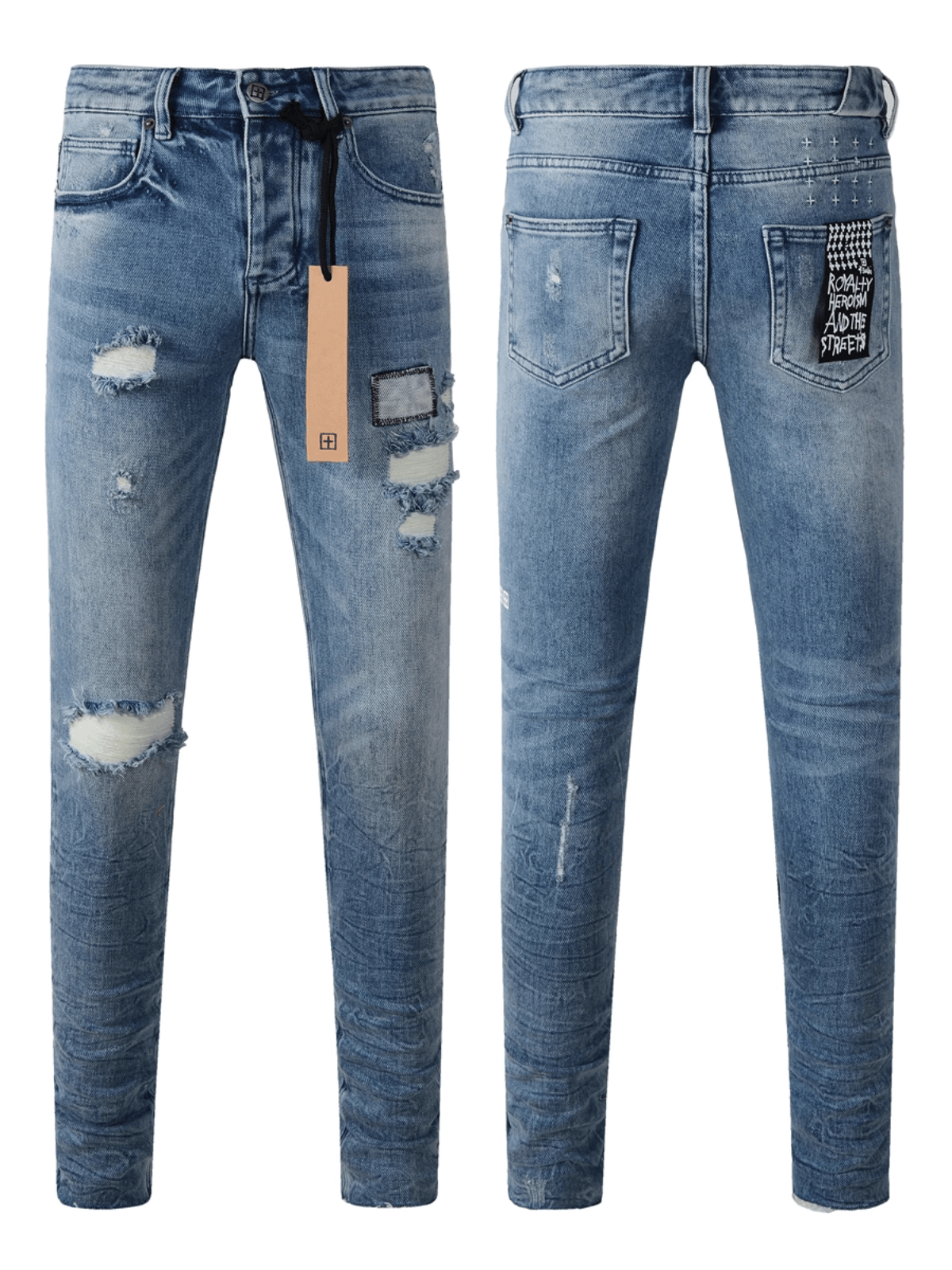 Blue Patch Jeans